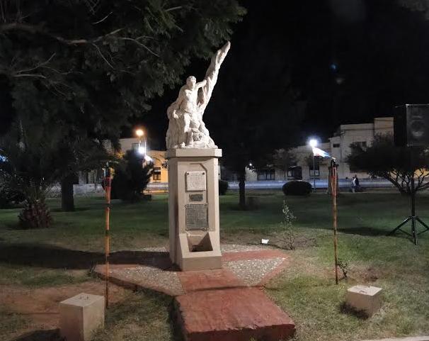 Acto por Malvinas en Laboulaye, Córdoba